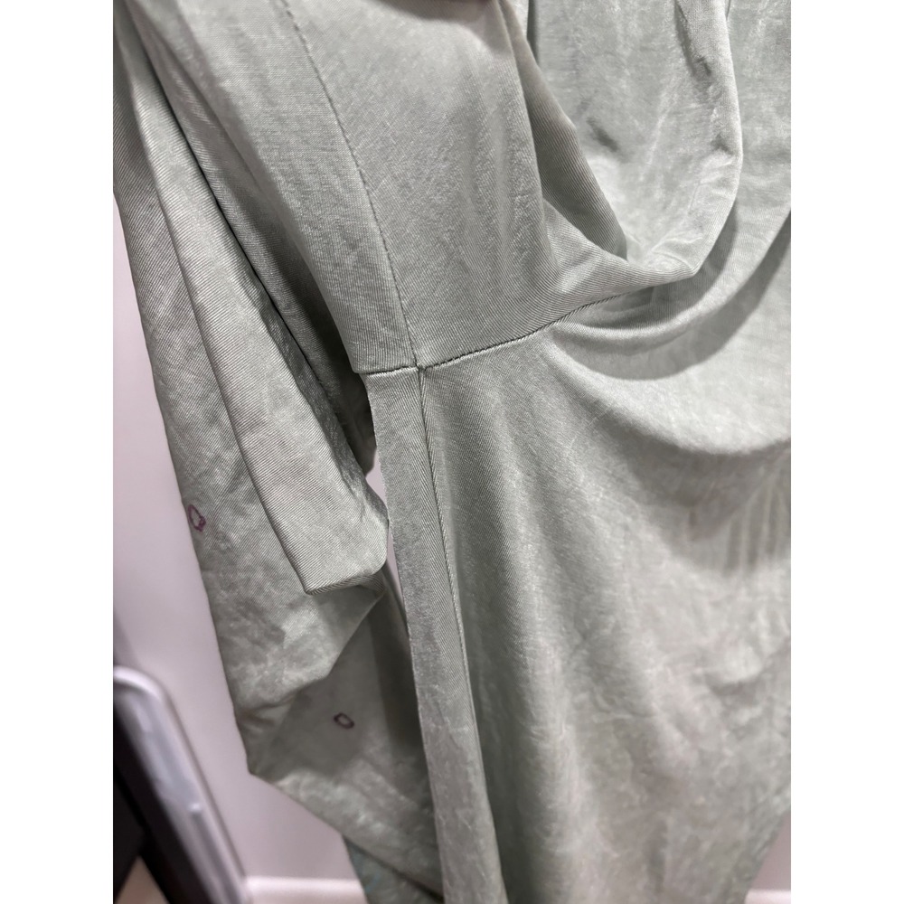 Bluefish Green Pull On Hand Printed Pants Artsy Art To Wear Size 0 Vintage - Picture 5 of 15